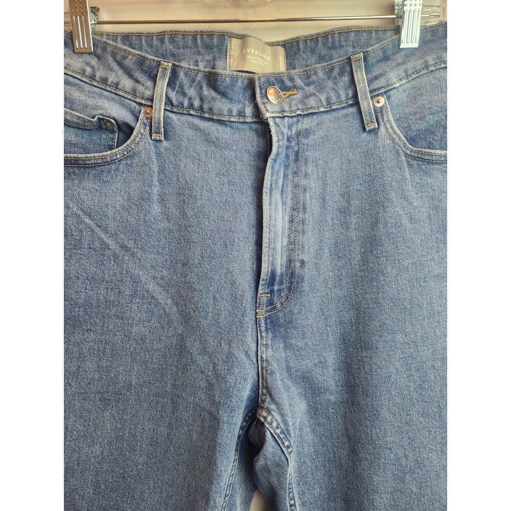 Everlane Womens Curvy Cheeky Jean light wash sz 32 slimming comfort ankle - Picture 3 of 9